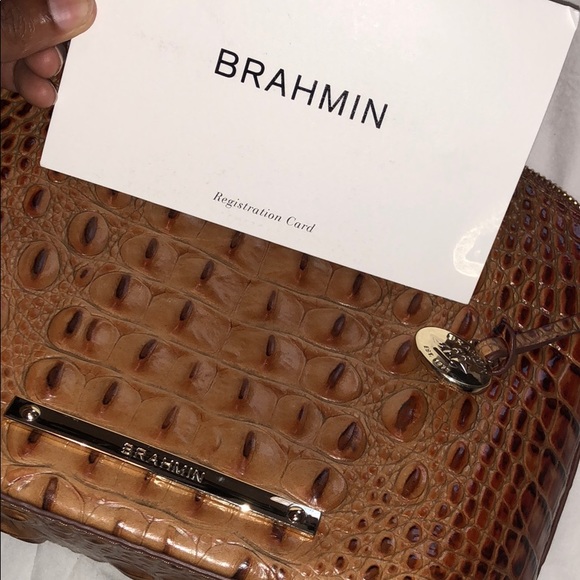 Mini Duxbury Toasted Almond Brahmin Bag - Picture 4 of 8